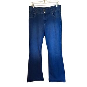 Rachel Rachel Roy Mid Rise Bootcut Womens 14/32 Blue Denim Jeans‎